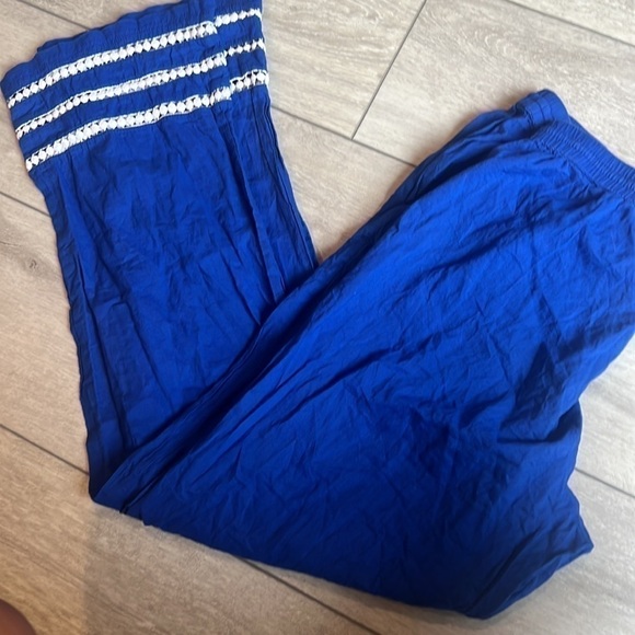 MIRACLESUIT & talbot blue crochet pull on beach pants size xs - Picture 7 of 8